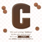 sinterklaas chocoladeletter C